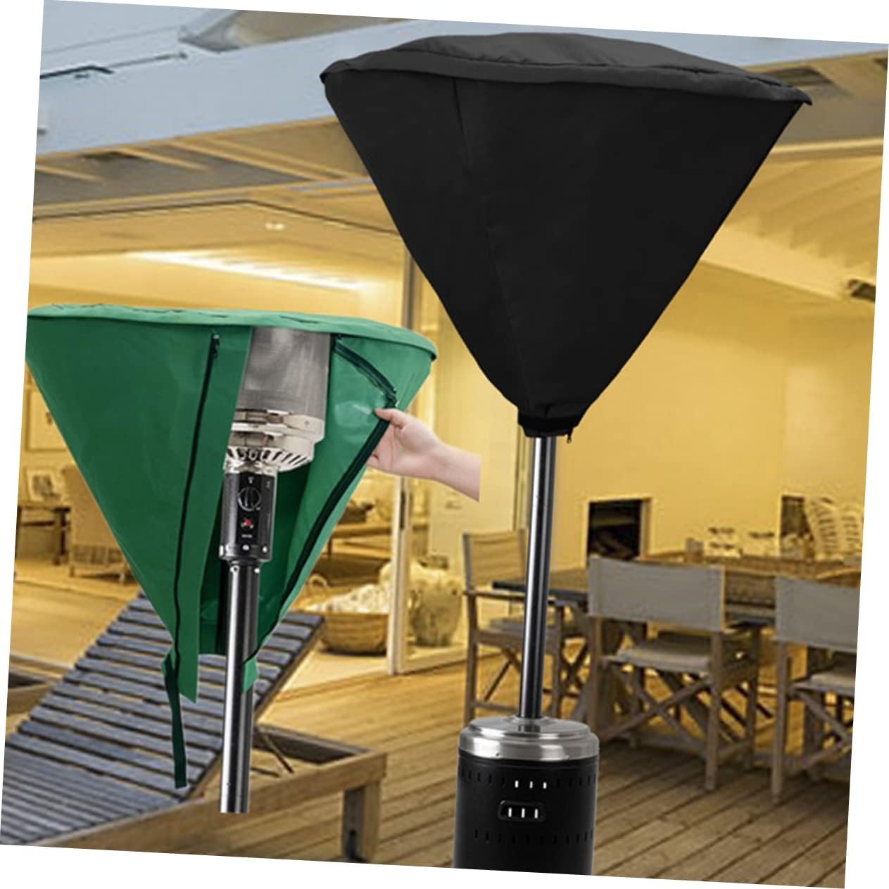BESPORTBLE Heater Covers for Heater Outdoor Patio Heater Cover Weatherproof Garden Cover Stain Scratch Resistant