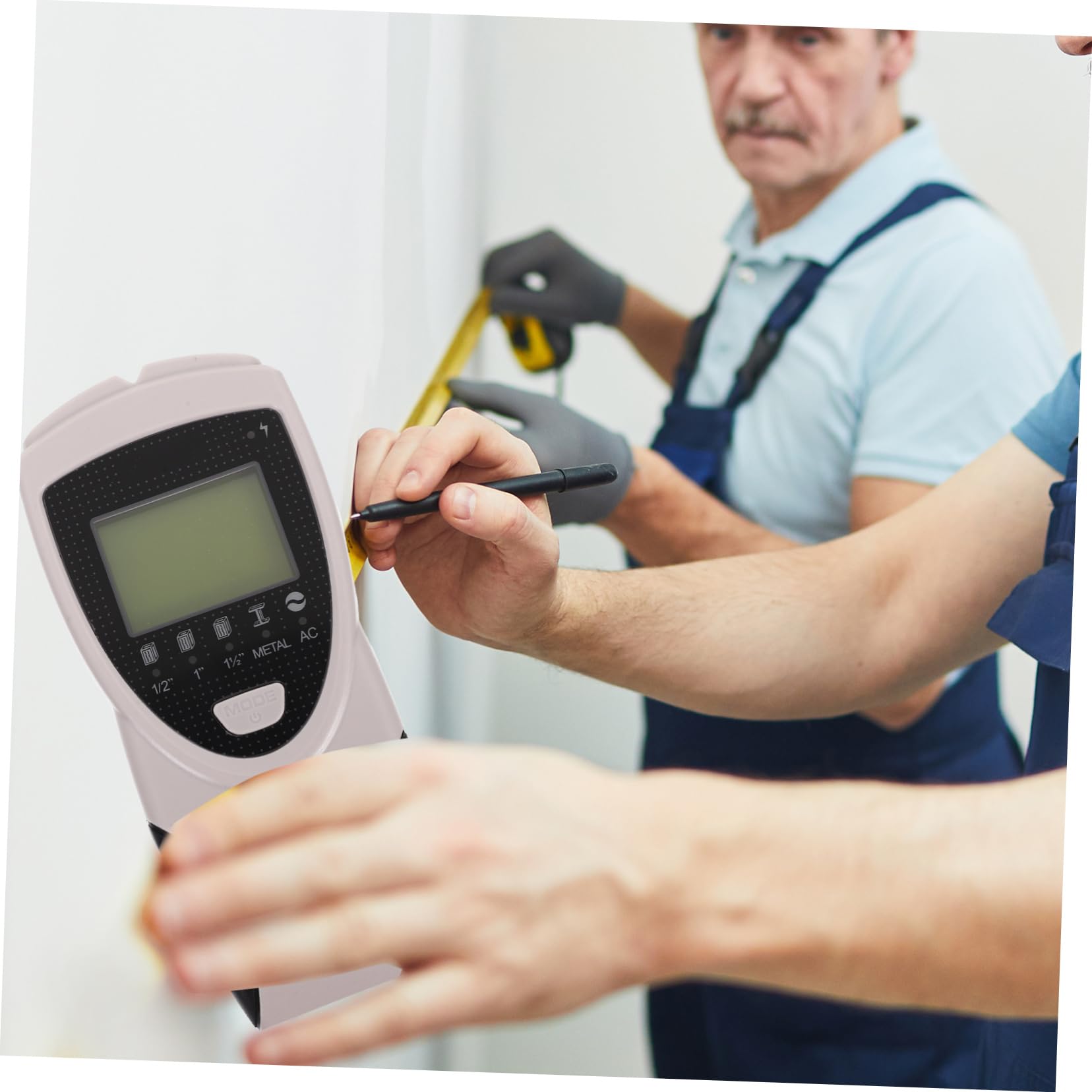 Rilevatore da Parete 4 in 1, Scanner Compatto Argento per Muro