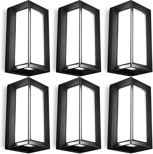 ledmo Luces de pared para exteriores con cuentas LED, 6000 K, 1800 lúmenes, impermeables, antioxidantes, luces de Navidad, pantalla acrílica de