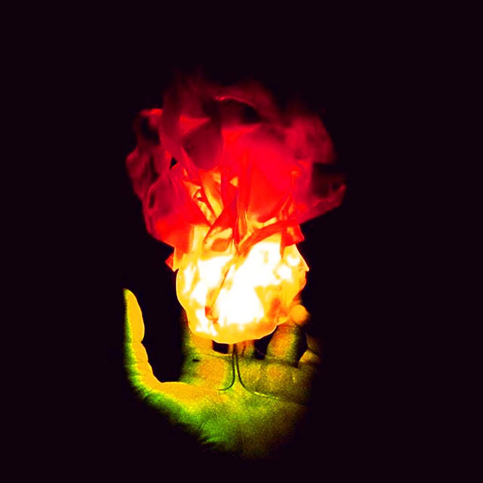 Palla Di Fuoco Finto LED Per Halloween - Effetto Fiamma Galleggiante Realistico, Sicuro Senza Fiamma Vero
