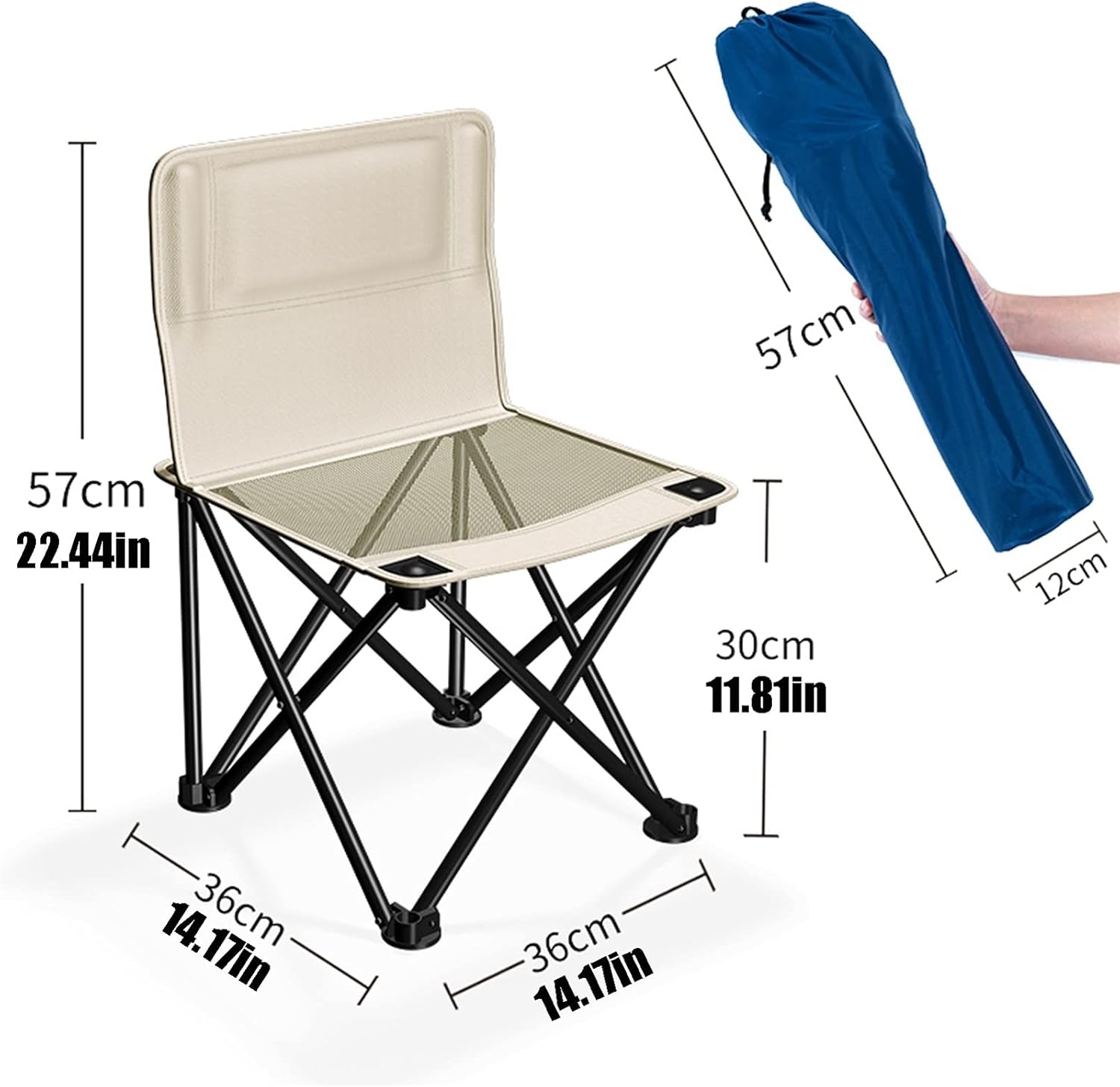 Camping Table Chairs Outdoor Folding and Chair Set, Aluminum Portable is Suitable for Garden Courtyard Travel Picnic