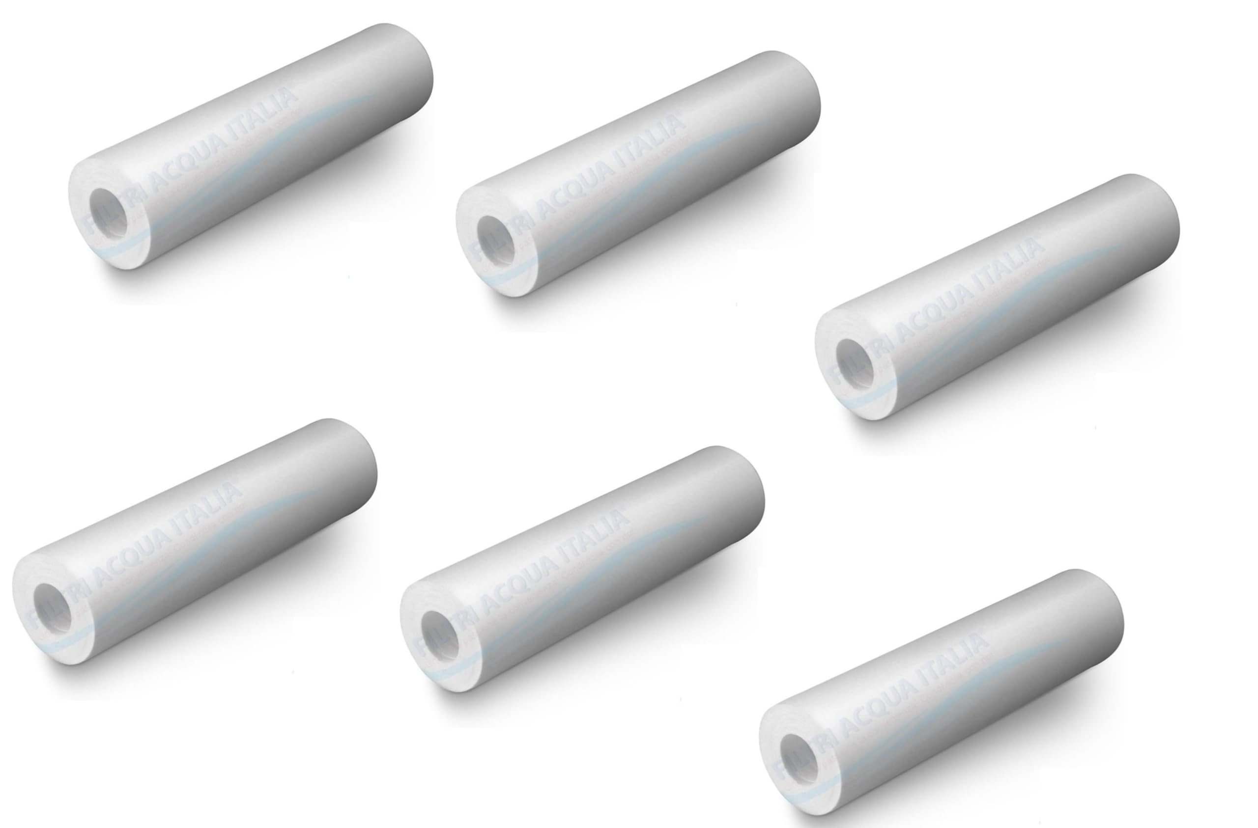 FILTRIACQUAITALIA Cartuccia Filtro A SEDIMENTI 10 Pollici Micron 20 per OSMOSI INVERSA DEPURATORE Acqua Set 6 Pezzi