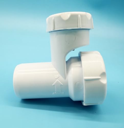 Valvula de Aireacion | Elimina Malos Olores de Baños y Cocinas | Valvula de Aireacion para Sifones (11/4' Tubo 32mm (Blanca))