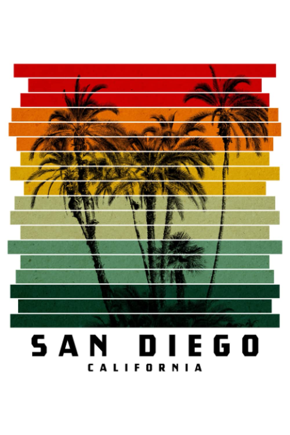San Diego Notebook: 6x9 120 Blank Lined Pages San Diego Journal for Daily Habits, Notes and more