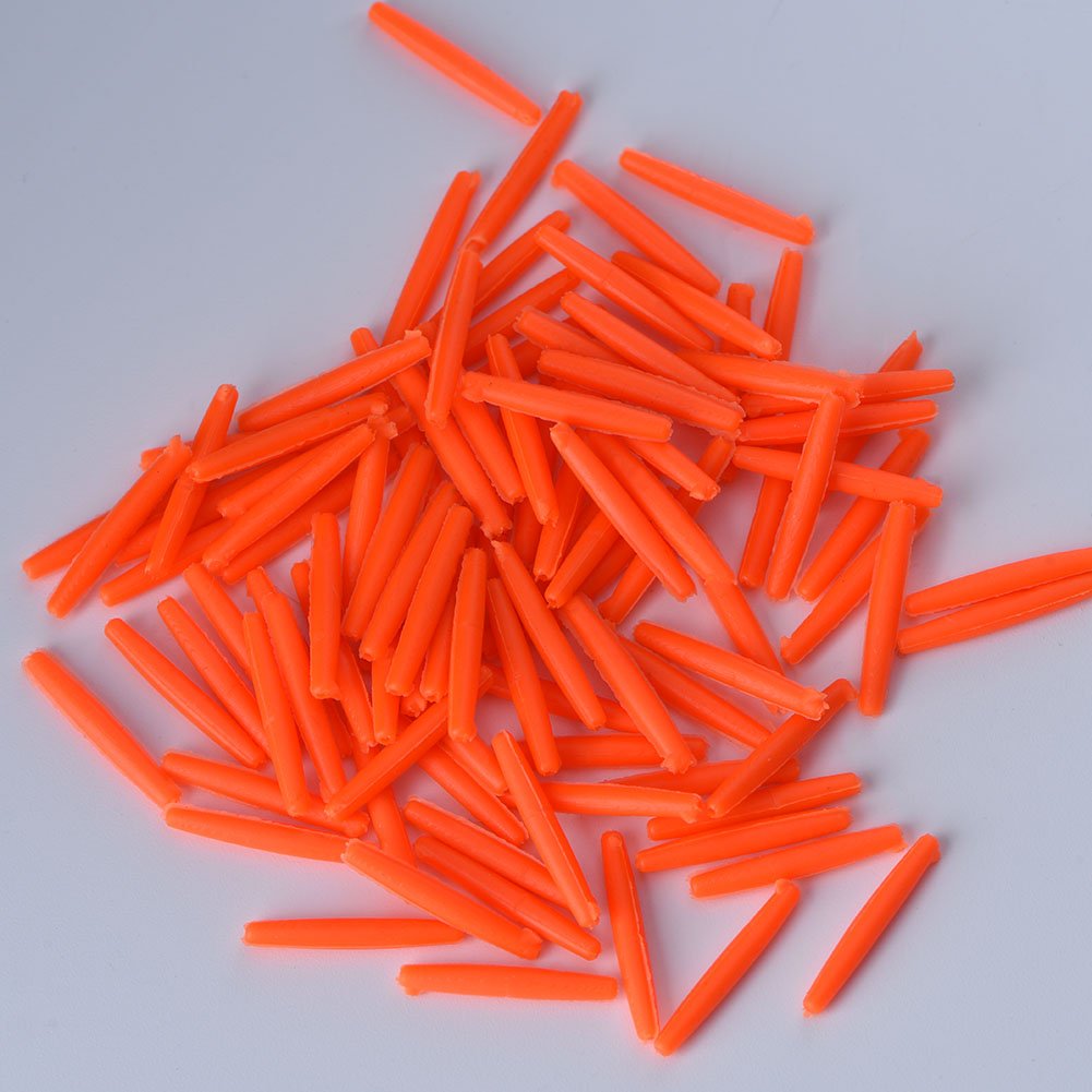 100pcs Fish of Sustainable Tear Fishing Indicator Light Bobber Indicator Fishing Accessory to Myopia or Dark Days (S(283 X 180mm / 11.14 X 7.09in))