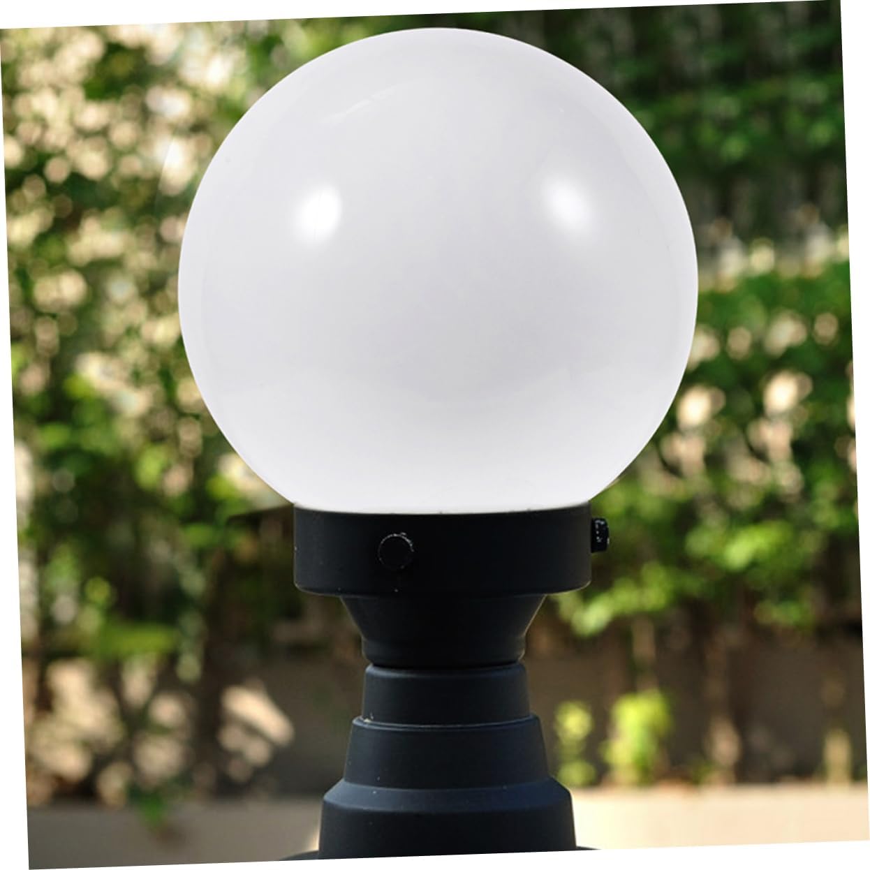 PRETYZOOM 2pcs Acrylic Round Lampshades for Globe Lights Replacement Modern Outdoor Street Lamp Covers