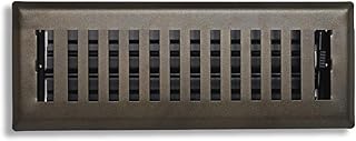 2" x 10" Contemporary Design Steel Floor Register in Metallic Bronze Finish for Floor l- Decorative Air Vent Covers- Floor Register 2” x 10”