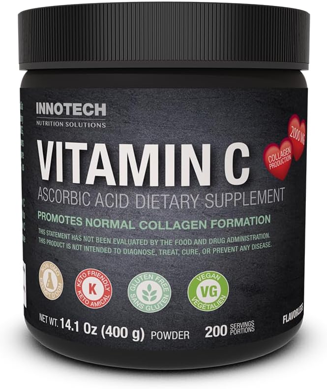 Innotech Nutrition Solutions Innotech Nutrition Pure Vitamin C as ascorbic acid - 400 g