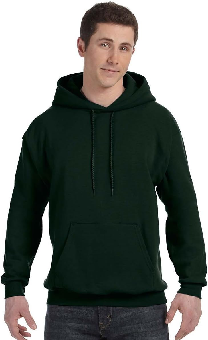 Hanes ComfortBlend EcoSmart Pullover Hoodie Sweatshirt_Deep Forest_XL