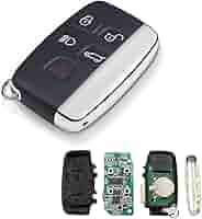 Custodia Chiave Auto Per Land Rover - 5 Pulsanti, ABS Nero, Compatibile Discovery 4 E Range Rover - Foto 4
