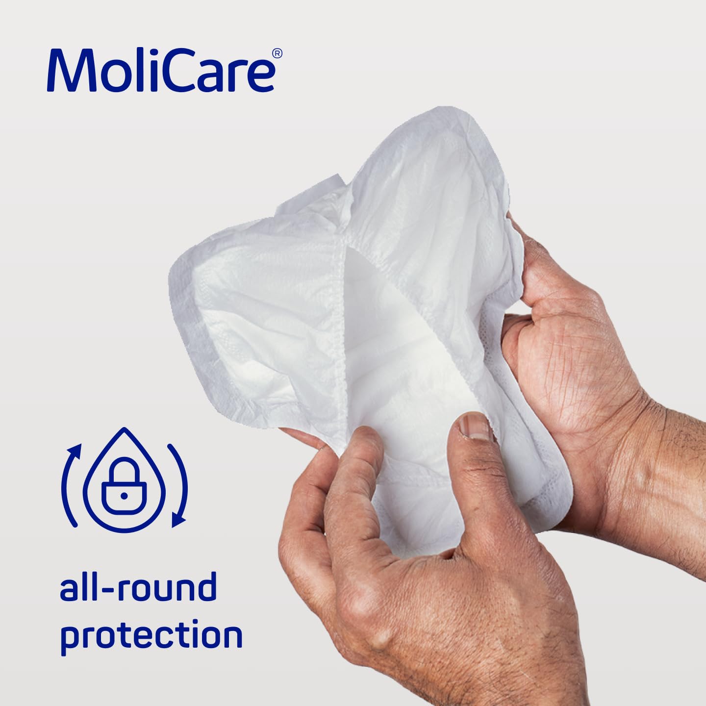MoliCare Premium Men Pad 4 Drops Discreet Incontinence Pads, Protection for Light to Moderate Leaks, Anti-Leak Guards, Instant-Dry Feeling, Advanced Skin Protection, 14 Pieces