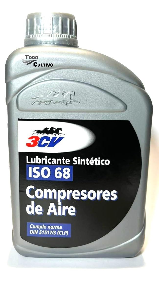 Olio per compressori d'aria ISO 68. 1 litro. Lubrificante specifico per compressori.