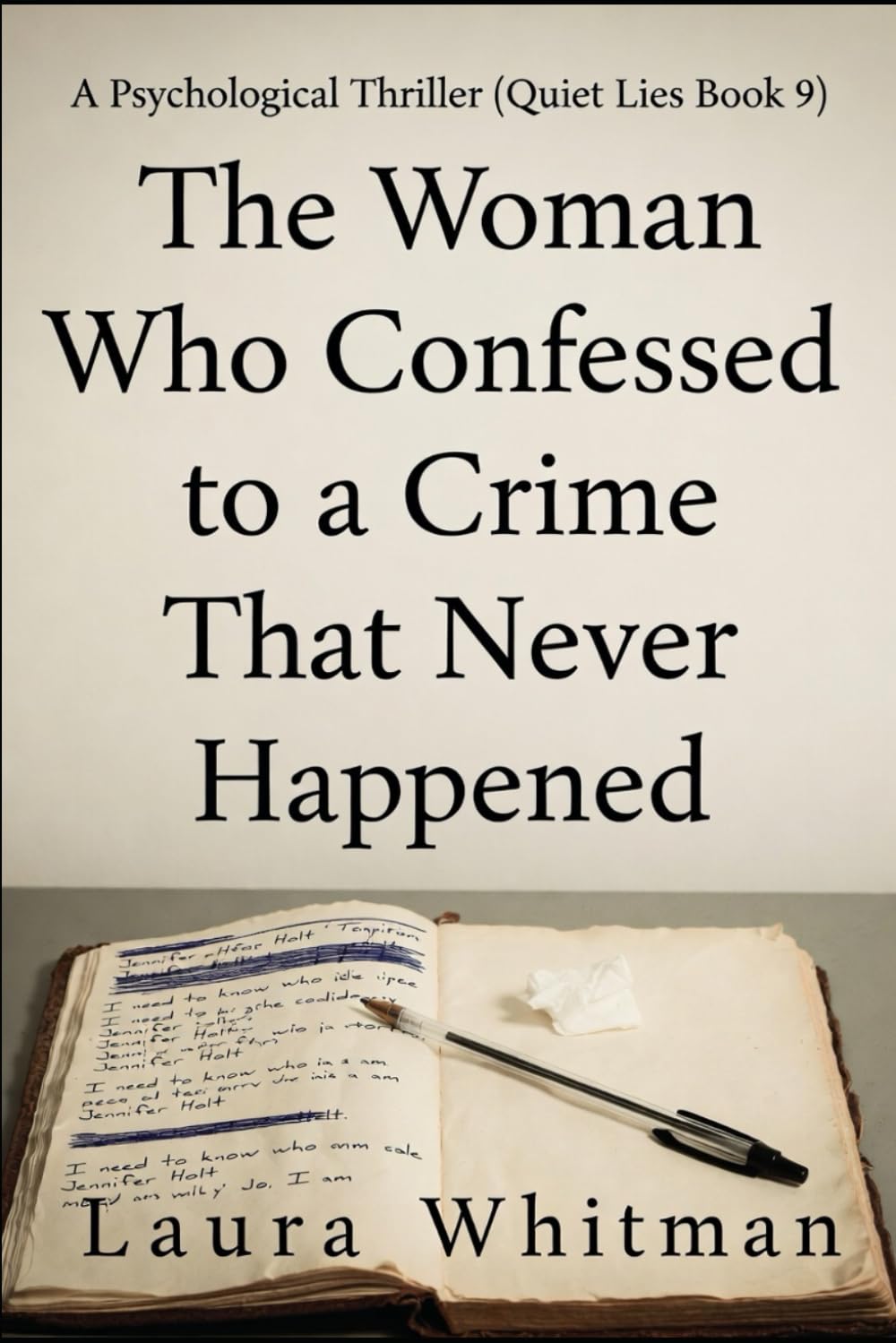 The Woman Who Confessed to a Crime That Never Happened: A Psychological Thriller (Quiet Lies Book 9)