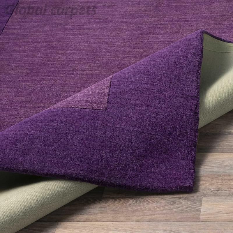 Image of Carpets and Rugs Handwoven Woolen Thick Floral and Contemporary Design Specially for Area Rugs, Carpets for Living Room, Bedroom, Hall Size 4x6 feet