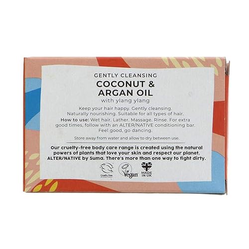 Miniatura 6 de Alter Native Natural Coconut & Argan - Barra de champú de glicerina de 3.15 onzas