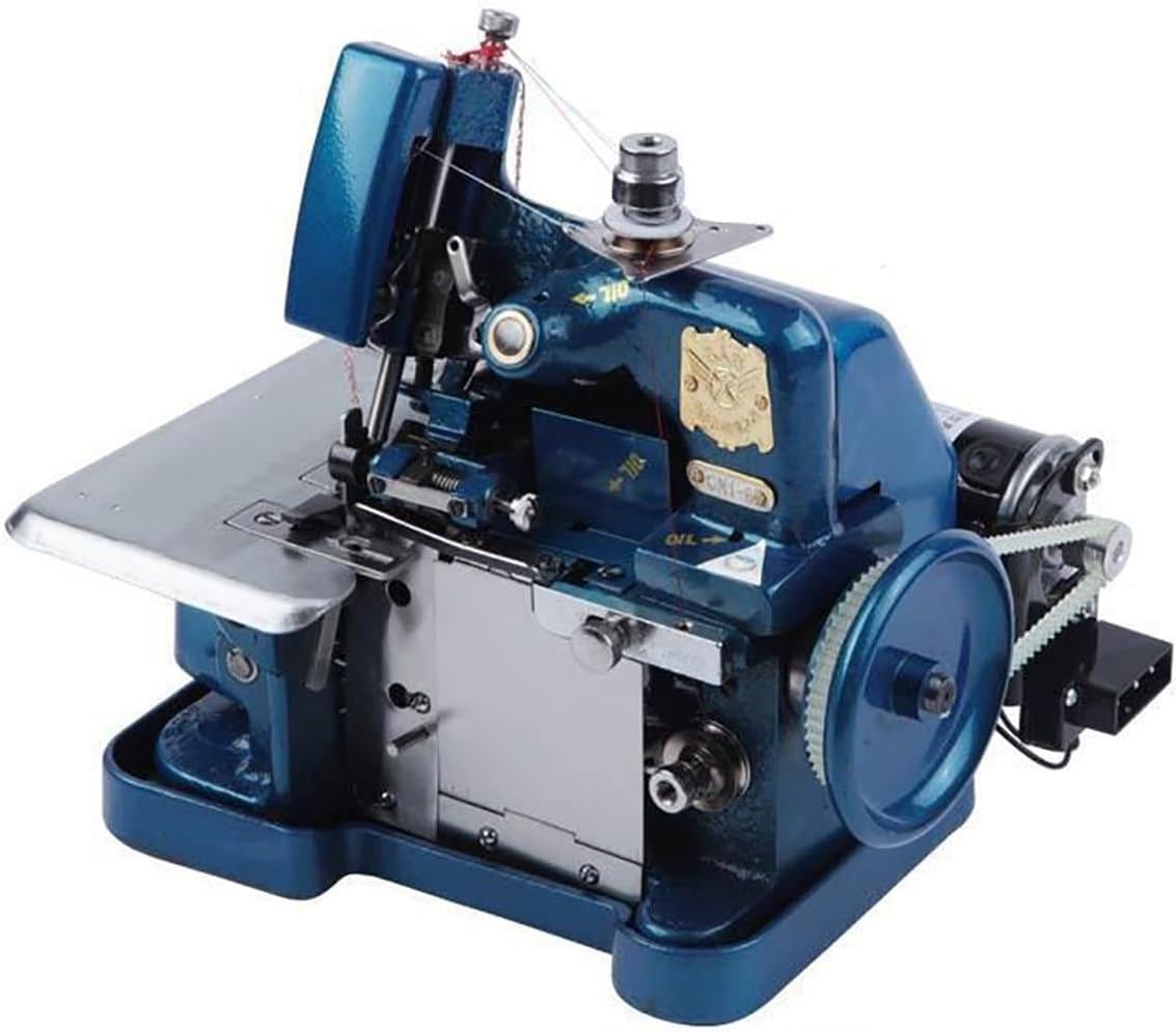 250W Sergers & Overlock Machines,Adjustable Stitch Length & 3000 Stitches Per Minute, with 3 Stitch Capability, for Hemming and Sewing Blue