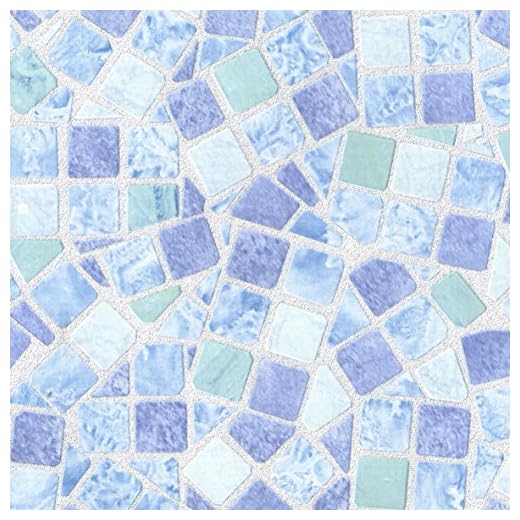 Pellicola adesiva Mosaico blu 45 cm x 1,5 m