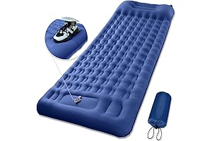MEETPEAK Inflatable Sleeping Pad with Pillow
