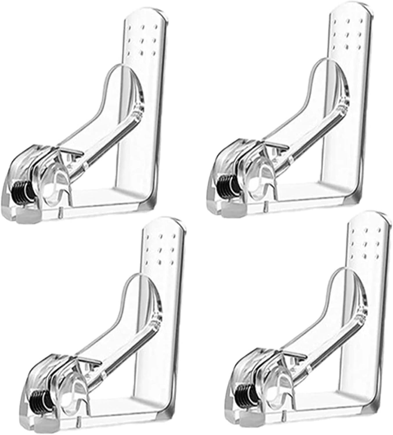 Tablecloth Clips 100 PCS Transparent Tablecloth Clamp Anti-Slip Holder Clips With Spring Table Cover Fixation Bracket