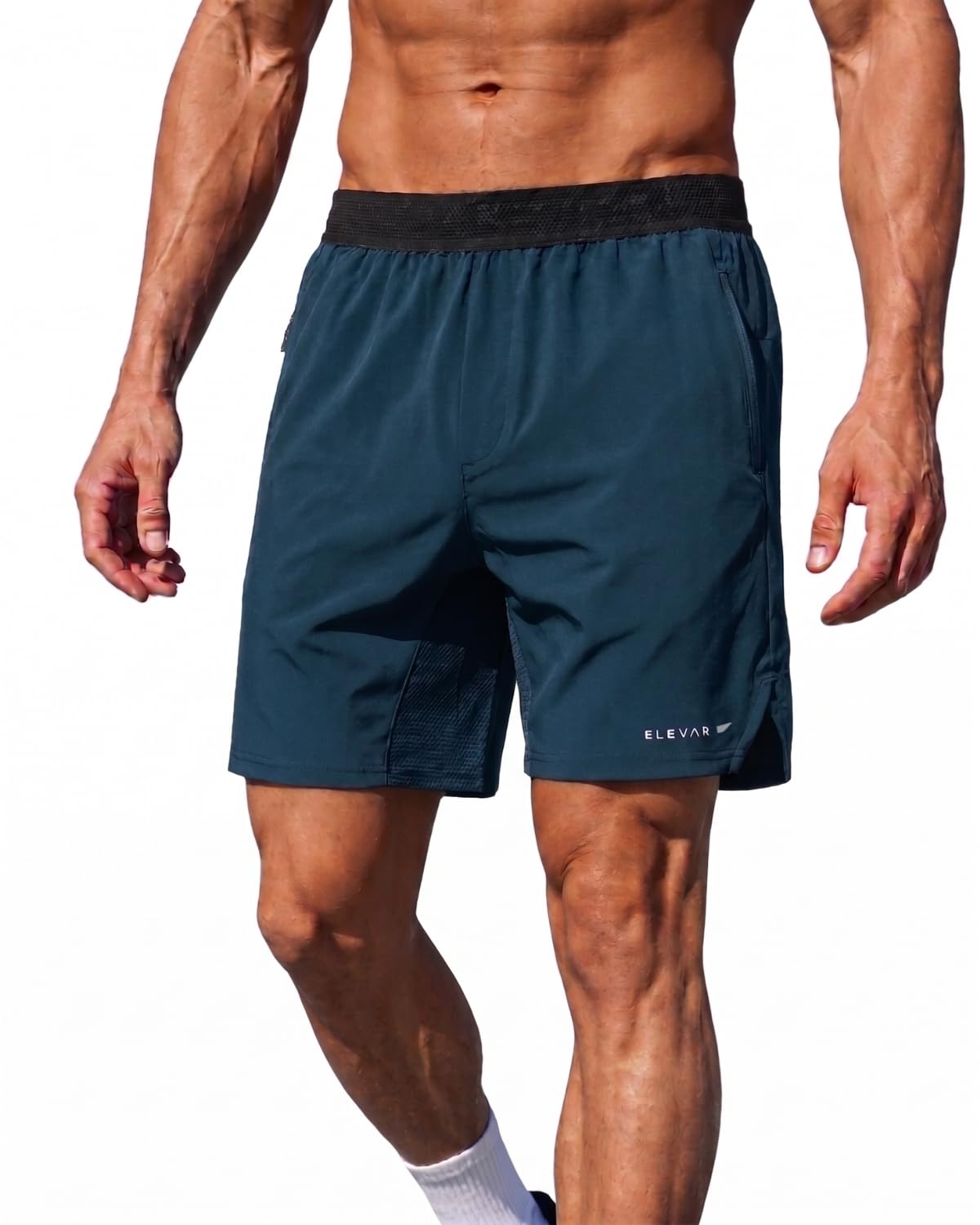 Men's AeroChill™ Shorts | India's 1st Cooling All-Purpose Performance Shorts | Made with Graphene-Infused Fibers, Activated SPF, Anti-Odour & Quick-Dry for Gym, Running, Sports & Everyday Wear-image-45