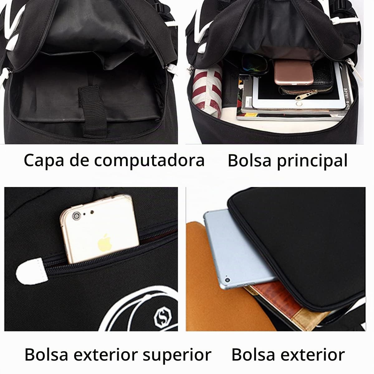 Mochila escolar de tela Oxford para niños mochila escolar mochila de impresión mochila juvenil mochila reflectante al aire libre
