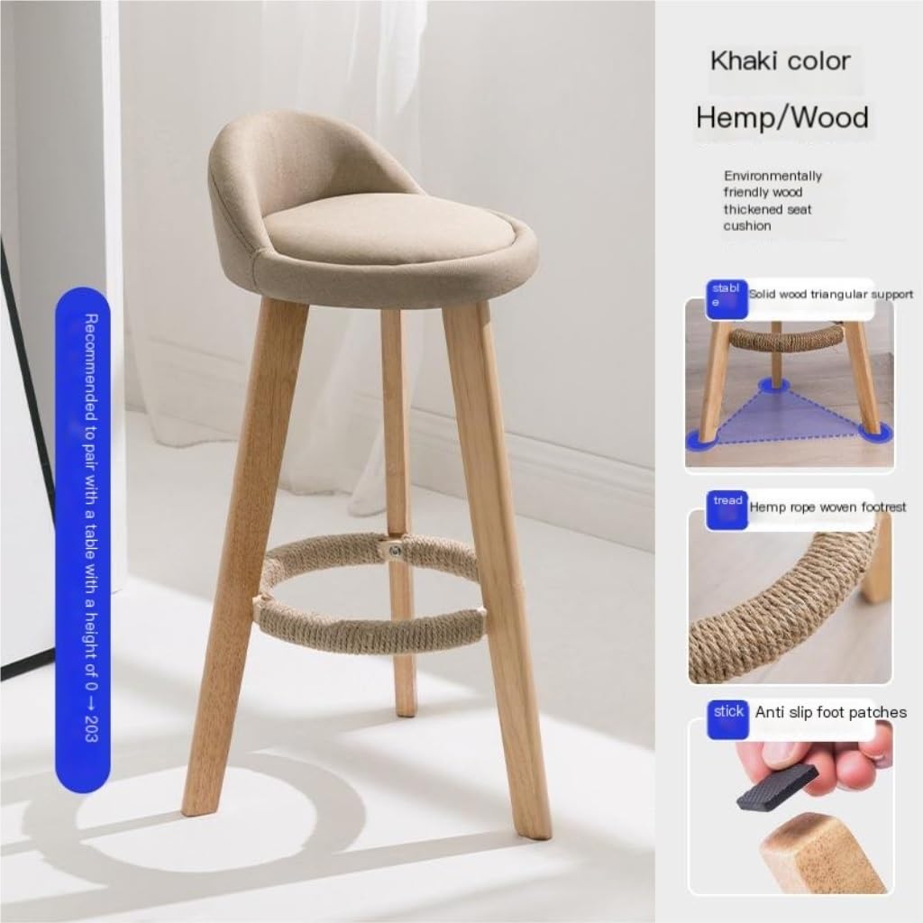 【輸入家具】 ハイスツール 北欧 バースツール バーチェア ハイチェア Amazon｜バースツール バーチェアホーム無垢材北欧レジャーハイ