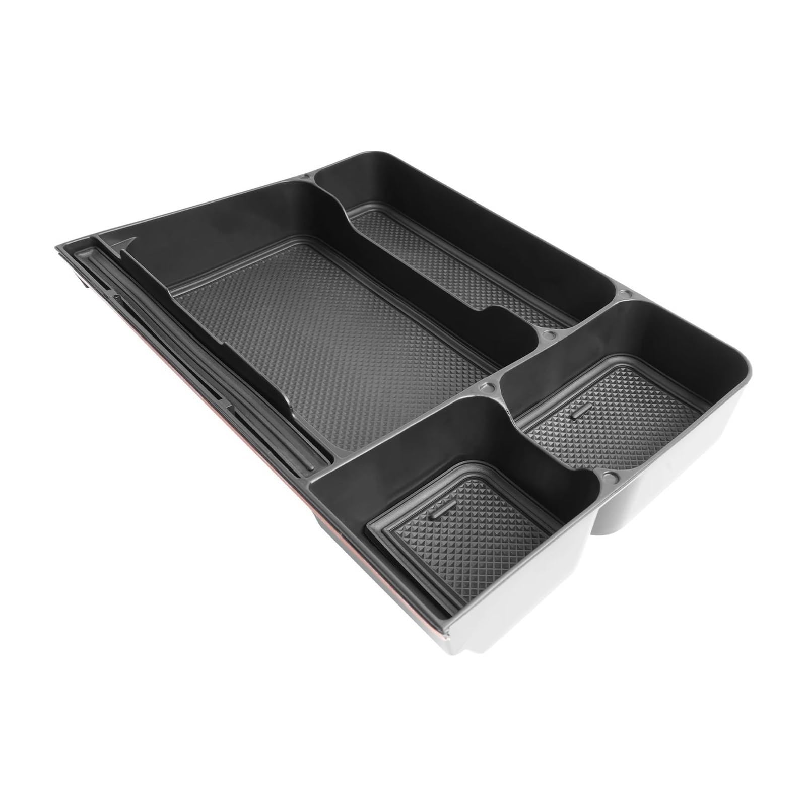 EVEKHAHHRB Console Storage Box Container For Dacia For Sandero For Stepway 2025 For 3 For III Car Central Console Storage Box Auto Armrest Storage Box(1)