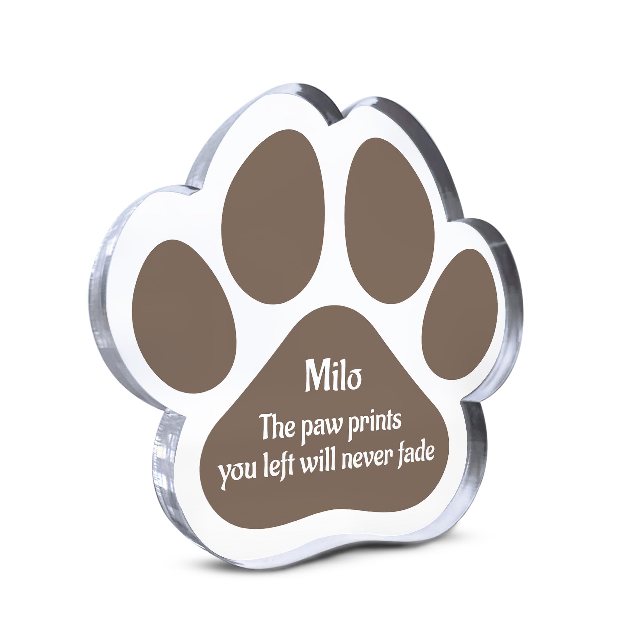 RED OCEAN Personalised Pet Memorial Plaque For Dog Cat Puppy Memorial Gift For Dog Lover Remembrance Plaque In Memory Sign For Pet Home Decor (Pet Memorial Sign 7)