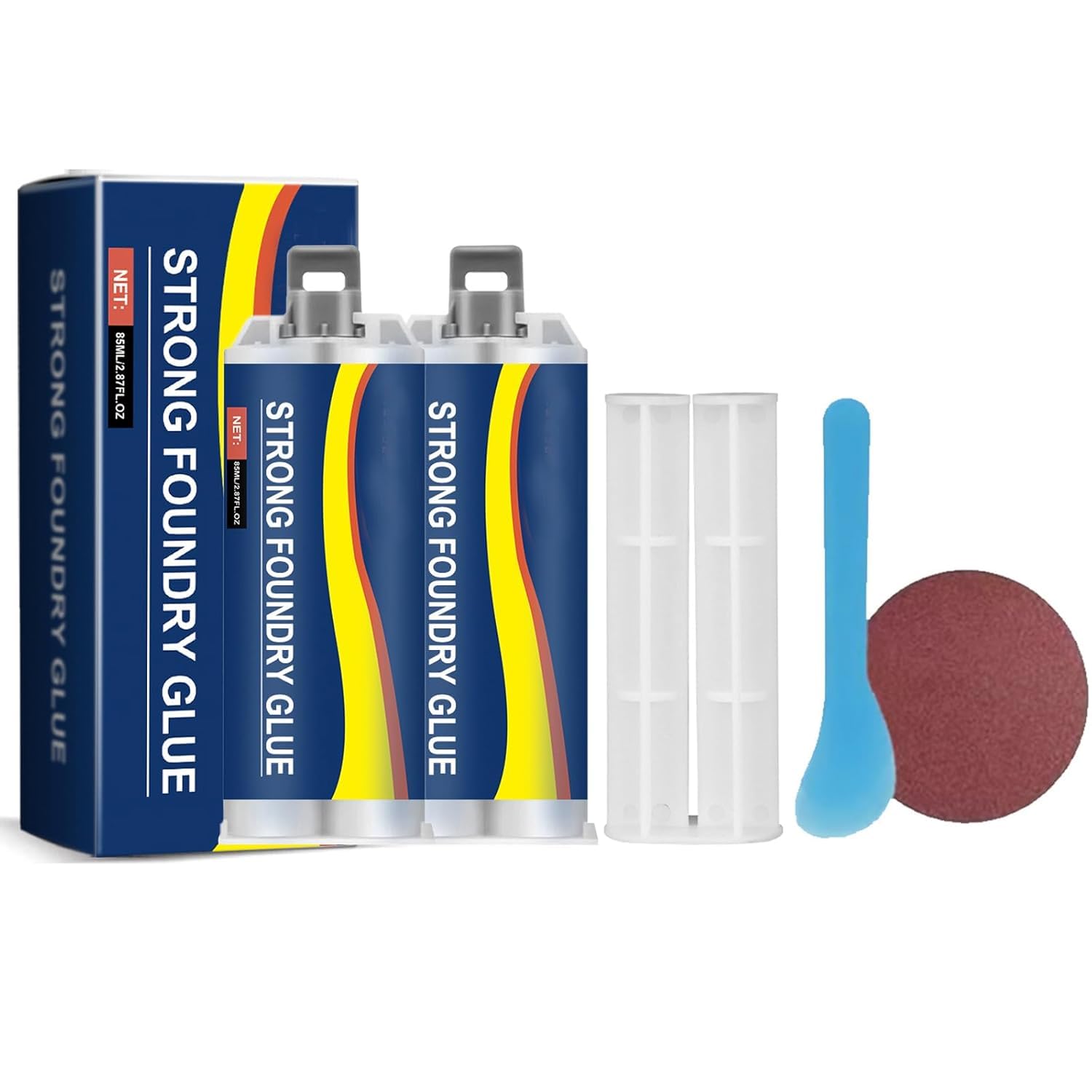 Strong Foundry Glue, Strong Metal Casting Welding Enhanced Casting Glue (2Set)