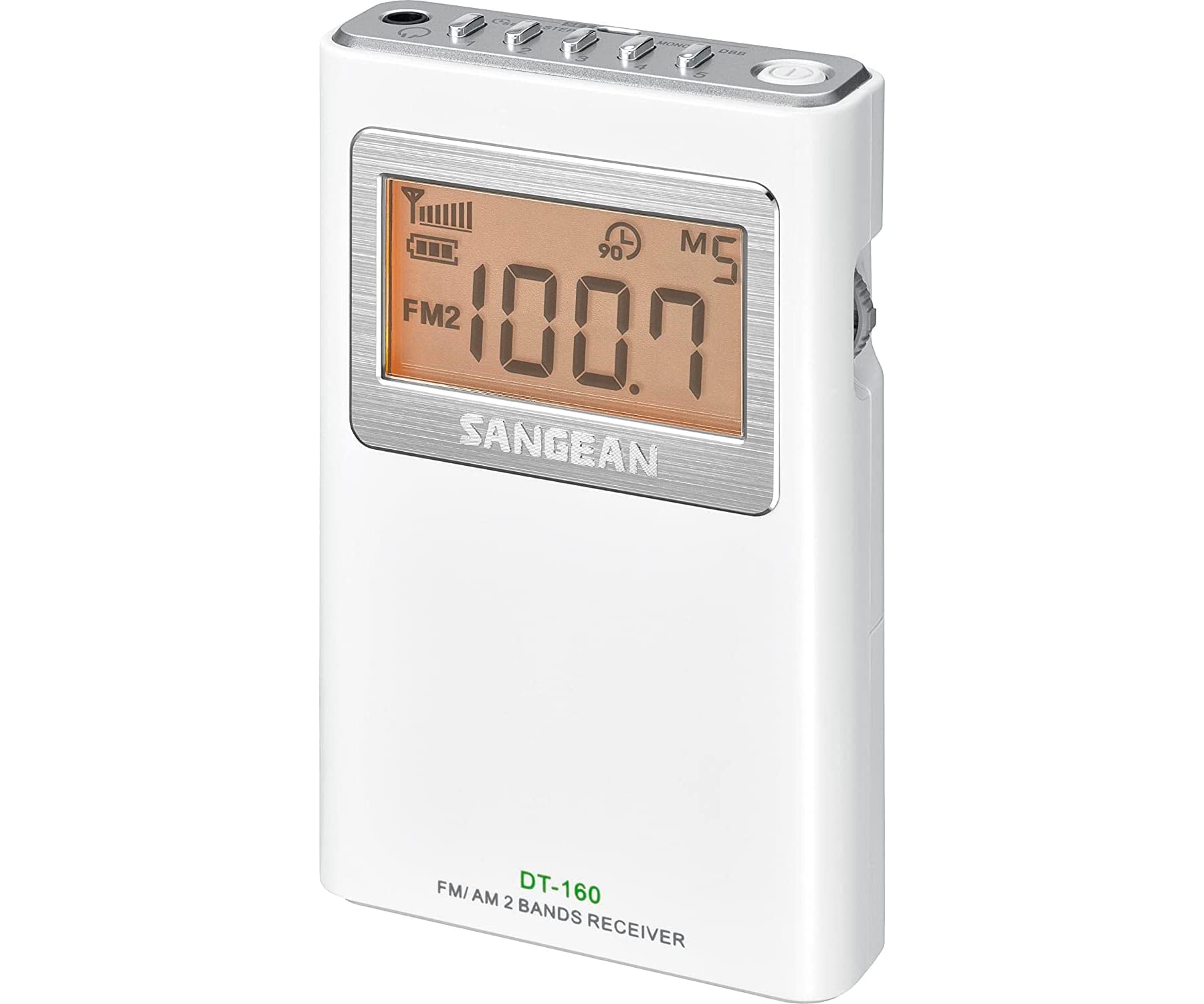 Sangean DT-160 White (Pocket 160)