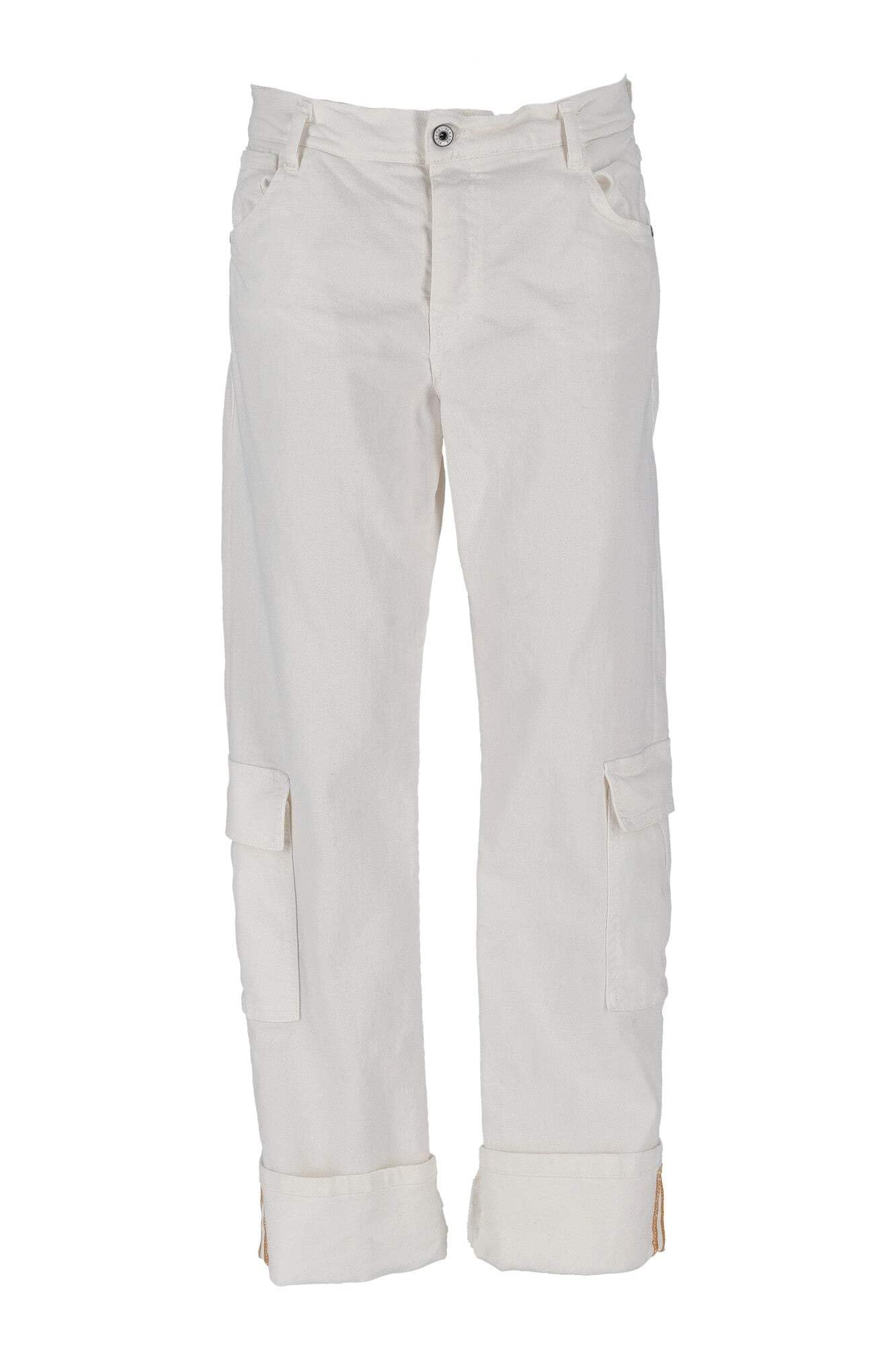 Please Jeans Bianco P2TSHO2N3N