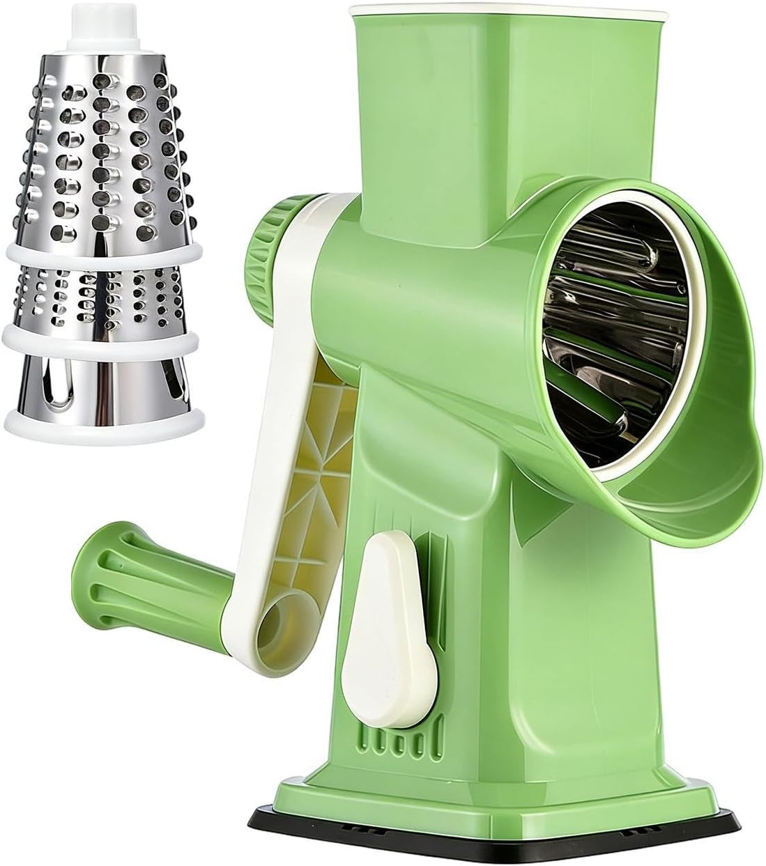 Rotary Cheese Grater | Crank Rotary Chopper, Vegetable Food Crusher - for Home, Camping, Vegetables, Potatoes, Trenches
