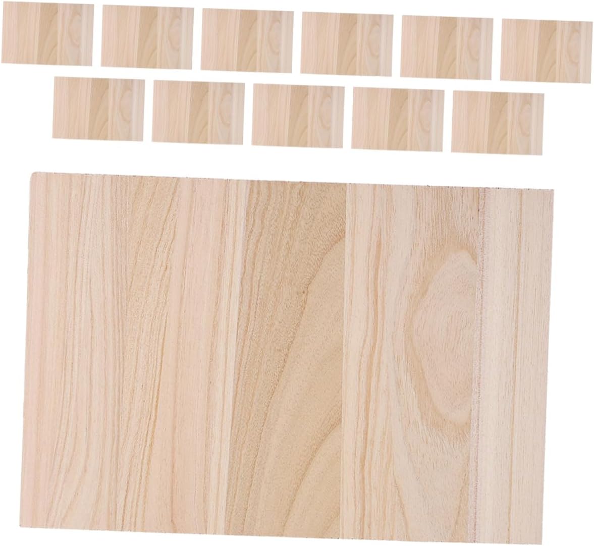 Taekwondo Breaking Boards Set 12pcs Martial Arts Training Wood Boards for Karate Practice and Stage Performance with 0.3cm 0.6cm Thickness, Lightweight Boxing Equipment