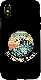 iPhone X/XS セントトーマス U.S.V.I.アメリカ領バージン島 お土産 バケーション スマホケース