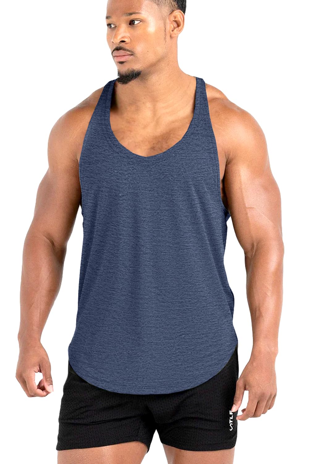 Lehmanlin Camisetas sin Mangas para Hombre,Camisetas de Tirantes Hombre Gym,Culturismo Stringer,Camisas de Secado Rápido