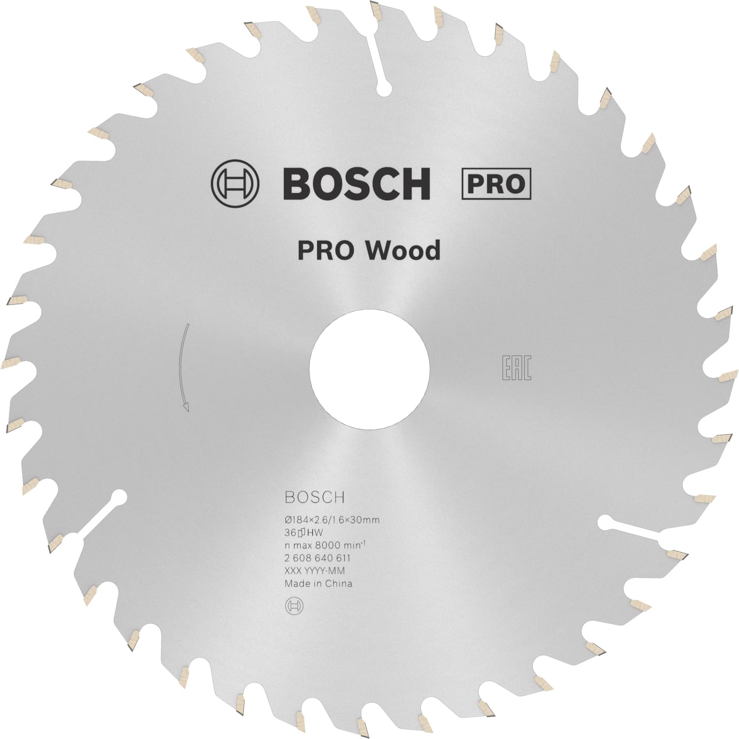 Bosch Professional 2 608 641 184 - Hoja de sierra circular Optiline Wood - 190 x 30 x 2,0 mm, 16 (pack de 1) — view 7