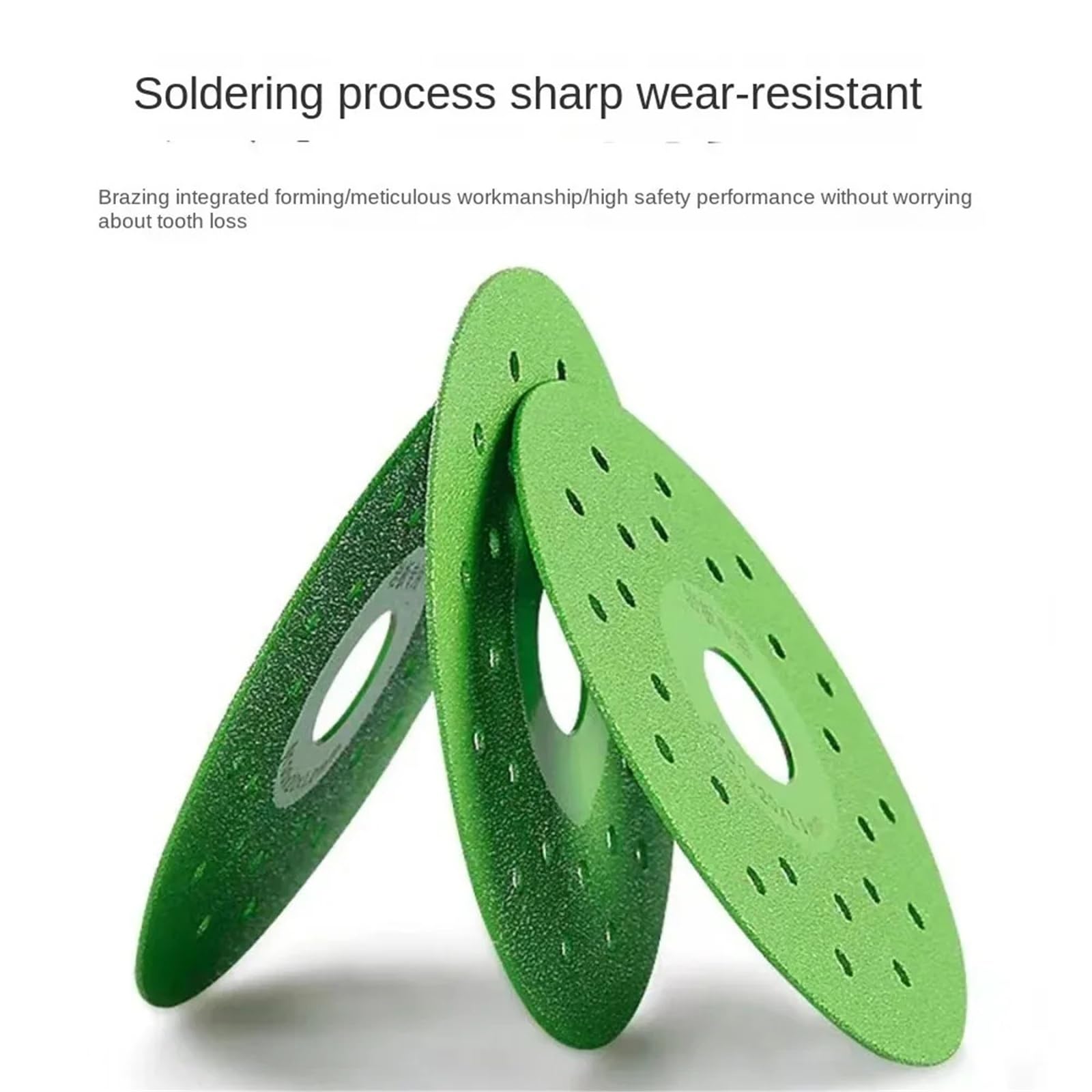 Grinding Disc Cutting Disc 1/3/5pcs Steel Tile Ceramic Cutting Disc Diamond Glass Green Grinding Disc High Manganese(5 PCS)