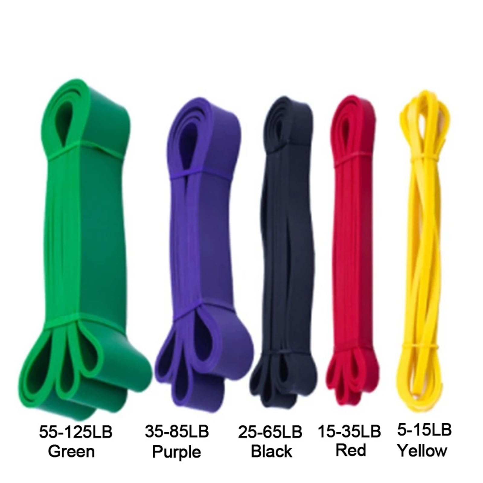 Bandas de resistencia, bandas de goma expansoras for Fitness, banda elástica for entrenamiento deportivo, ejercicio, culturismo, equipo de gimnasio for mujeres 2026(Yellow)