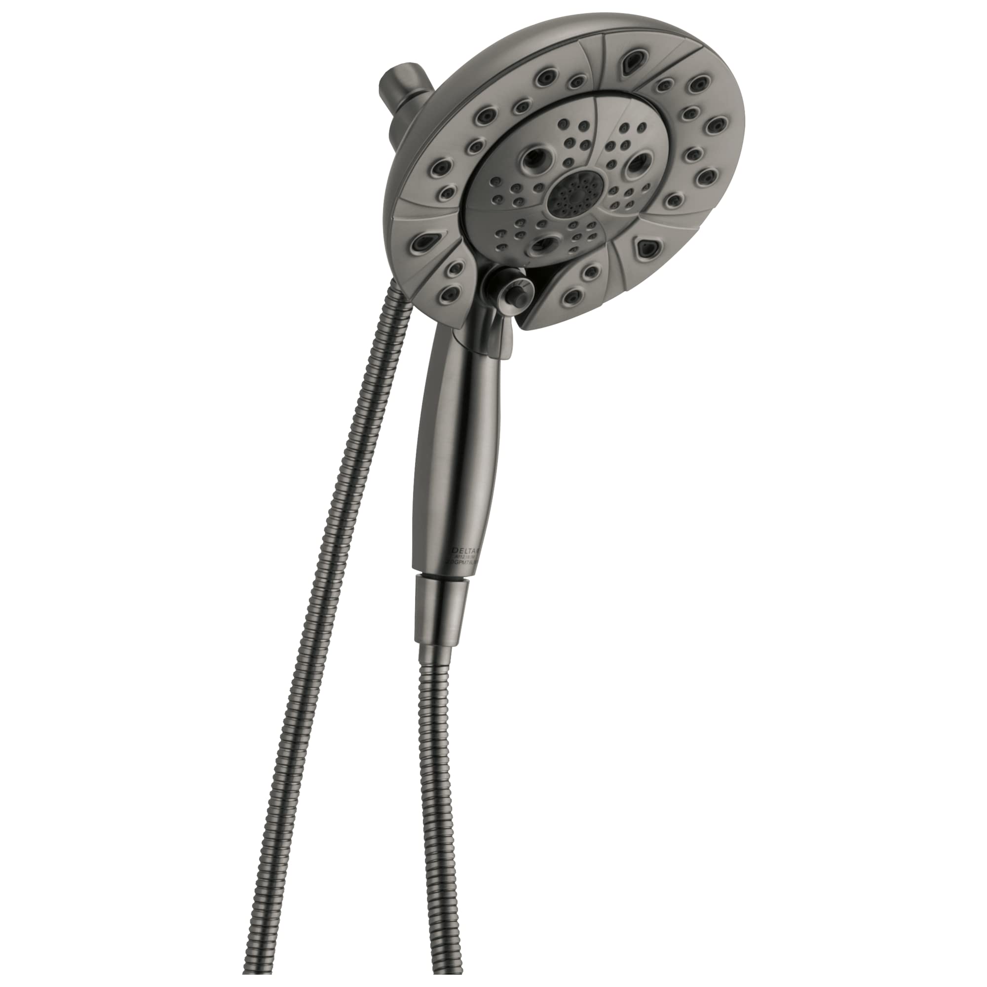 Delta FAUCET 58480-KS-PR-PK Universal Showering Components Combo, Lumicoat Black Stainless, 1.75 GPM Water Flow