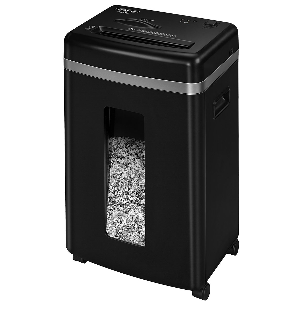 Fellowes Destructeur de Documents 450M Micro Coupe 22L 9 Feuilles Noir