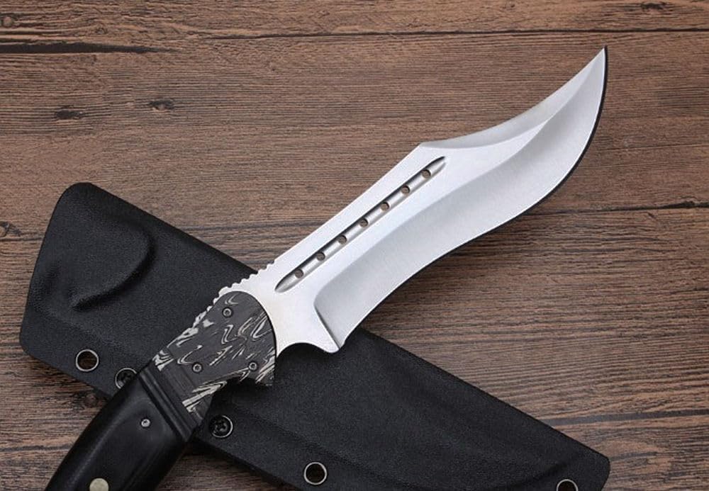 Generico TEERMA OJ5 Forgiatura integrata fixed blade Coltello multiuso, Utilizzato principalmente per campeggio, caccia, pesca, esplorazione della giungla, escursionismo
