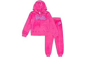 Barbie Custom For Adults Logo Velour Matching Family Zip Up Hoodie And...