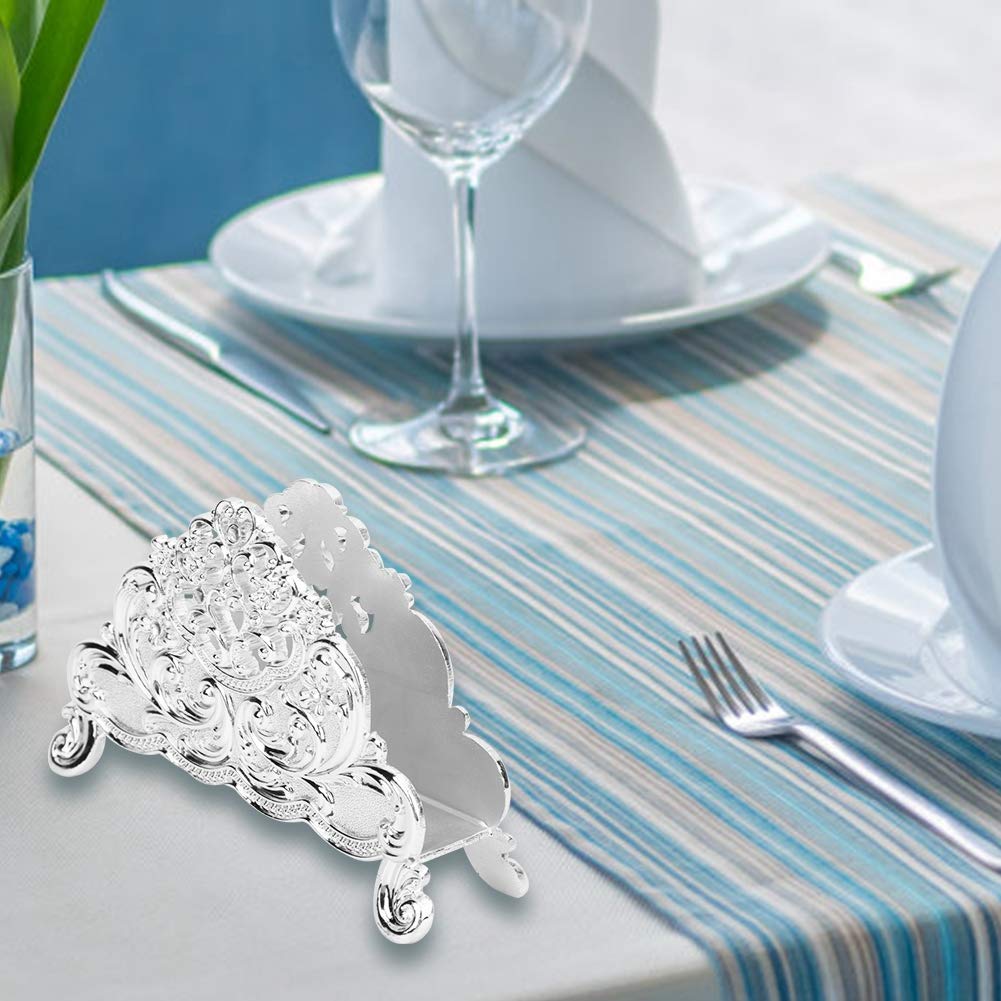 Porta Tovaglioli, Porta Tovaglioli In Acciaio Argentato, Porta