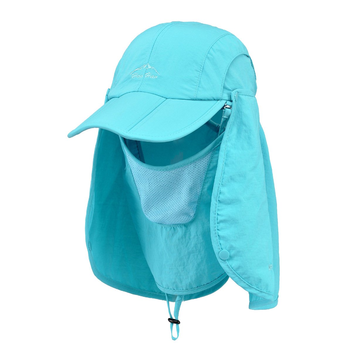 Chapeau De Soleil AIEOE Femme - Large Bord, UV Protection, Trou Pour Queue De Cheval