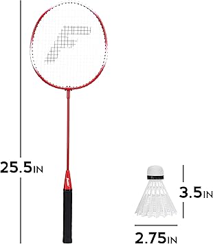 Franklin Sports Badminton Racket + Birdie Set - Replacement Badminton Equipment for Kids + Adults - 2 Player - 4 Player Badminton Racket Sets