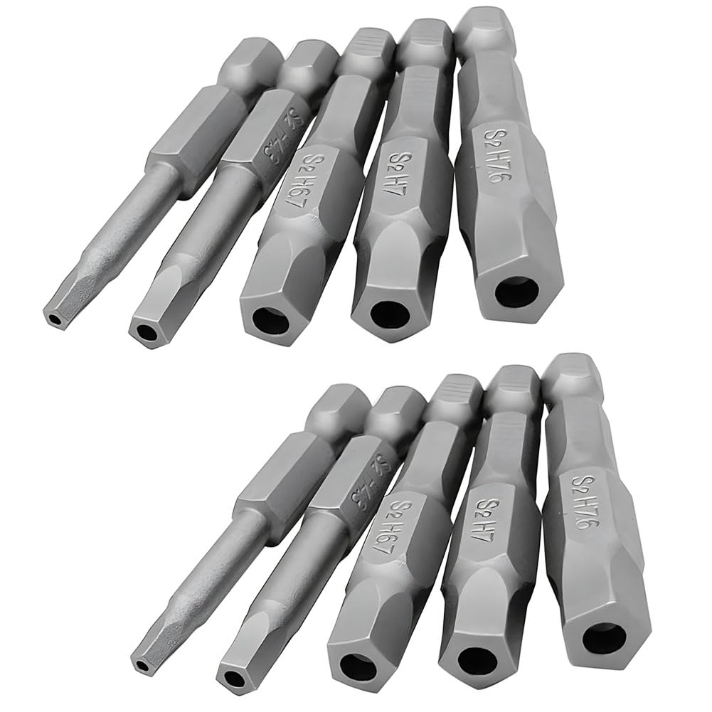 Embouts pentagonaux magnétiques de sécurité 5 côtés H3 H4 H5 H6 H7.6 pour visseuse