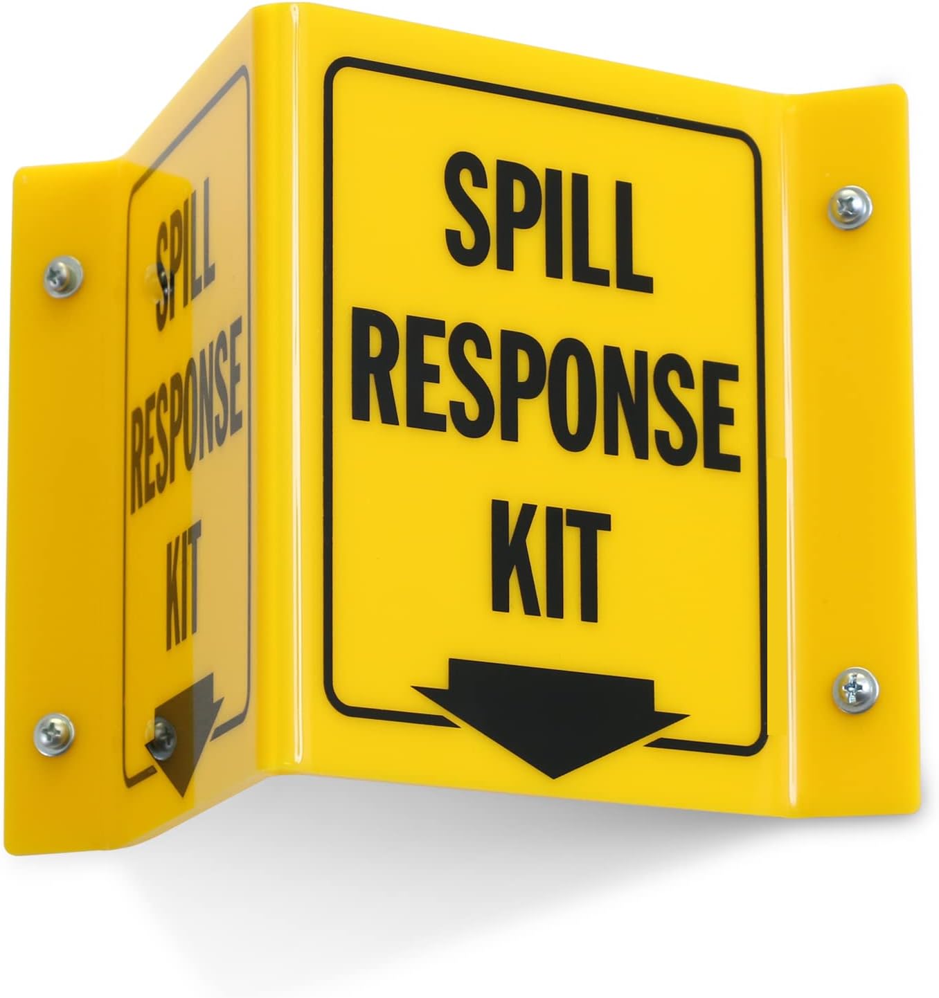 Projecting V-Sign : Spill Response Kit, PVC Water Proof Sticker Fixed on SunBoard