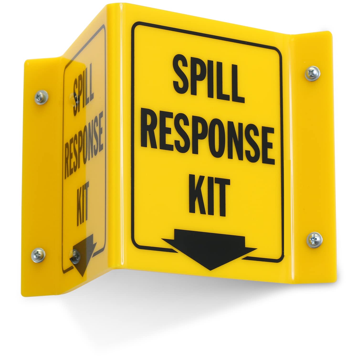Projecting V-Sign : Spill Response Kit, PVC Water Proof Sticker Fixed on SunBoard