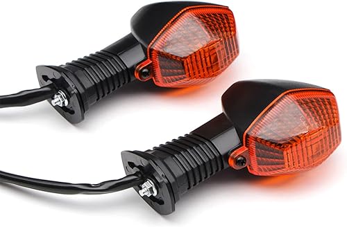 Luz indicadora LED de señal de giro delantera y trasera de 12 V, accesorios de lámpara de dirección intermitente compatible con Suzuki DL 1000