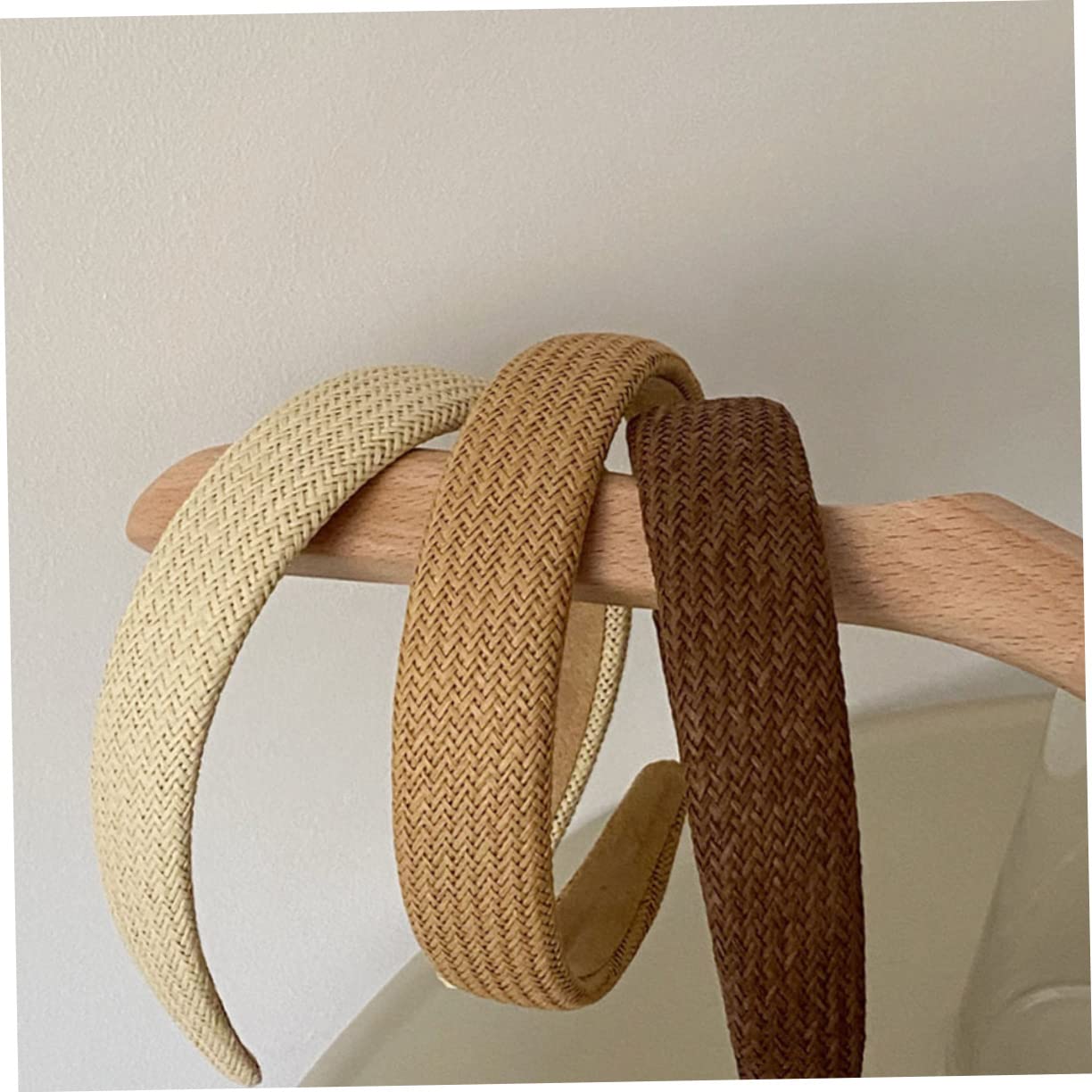 MAGICLULU 9 Pz Intrecciata Fasce Per Da Donna Arredamento Alla Moda Fasce Intrecciate Elastici Per Per Ragazze a Nodo Per Plastica Mancare Trucco